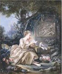 Le Messager Discret by Francois Boucher