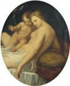 Venus And Cupid by Francois Boucher