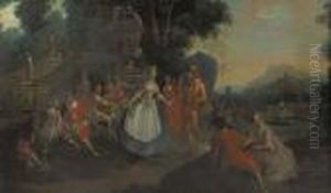 A Fete Champetre by Francois Boucher