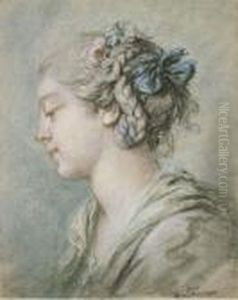 Head Of A Young Girl Turned To The Right