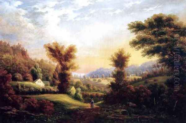 Girl on a Path - view 1