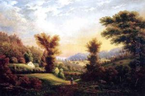 Girl on a Path by George Gunther Hartwick