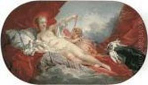 Venus And Cupid by Francois Boucher
