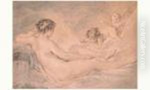 Venus Et Deux Amours by Francois Boucher