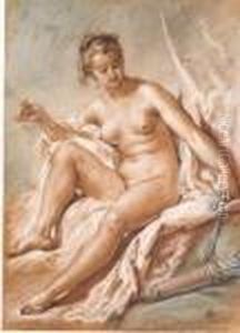 Venus With An Arrow by Francois Boucher
