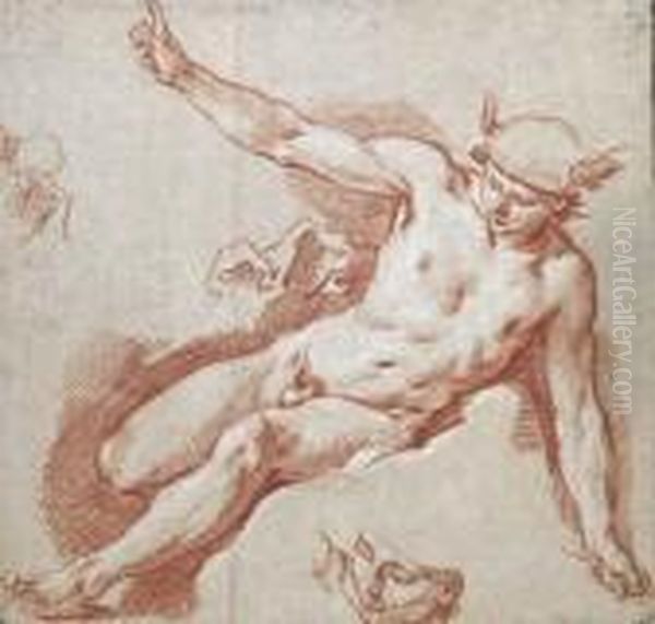 Mercury Reclining On A Cloud - view 1