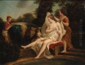 A Lady At Her Toilet