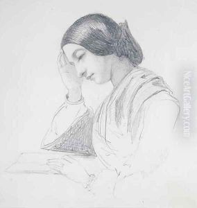 Head of a Girl by John Evan Hodgson