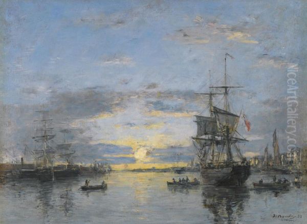 Le Havre. L'avant-port Au Soleil Couchant - view 1