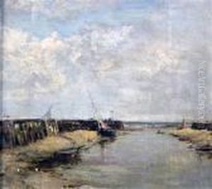 Estuary At Low Tide