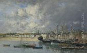 Bateaux A L'ancre Dans Le Port, Portrieux