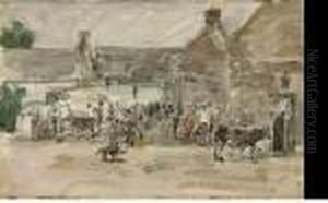 Marche Breton by Eugene Boudin