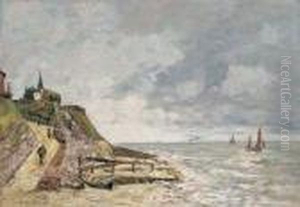 Villerville, Le Rivage Et La Mer - view 1
