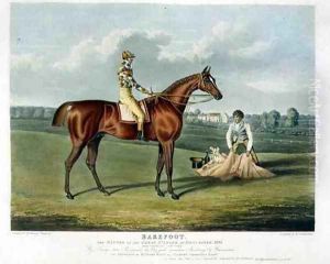 Barefoot the Winner of the Great St Leger at Doncaster by John Frederick Herring Snr