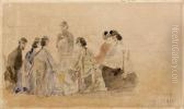 Personnages Sur La Plage - view 1
