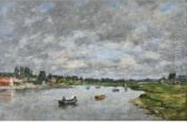 La Touques A Trouville - view 1