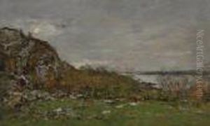 Embouchure De L'elorn Aux Environs De Brest by Eugene Boudin
