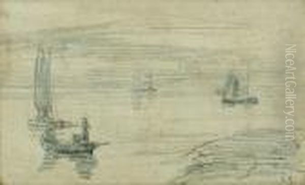 Les Bateaux Par Mer Calme - view 1