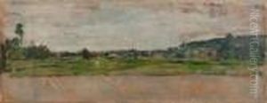 Bord De La Touque by Eugene Boudin