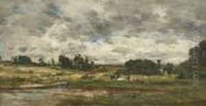 Paysage Normand by Eugene Boudin