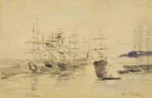 Saint Brieuc by Eugene Boudin
