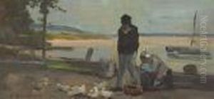 Environs D'honfleur by Eugene Boudin