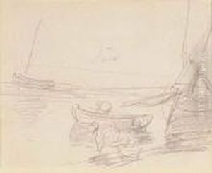 Pecheurs by Eugene Boudin