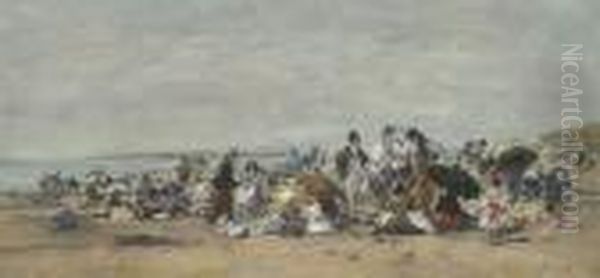 Scene De Plage A Trouville - view 1