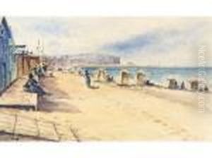 Dieppe. by Eugene Boudin