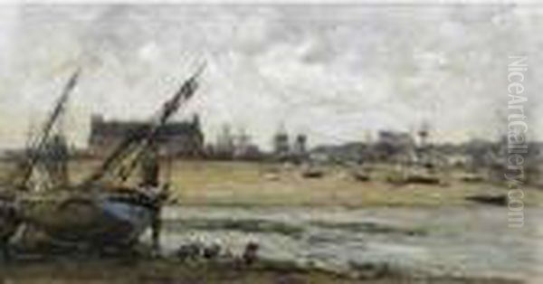 Trouville, Vue Du Port Prise De L'embarcadere - view 1