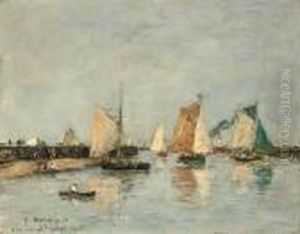 Trouville, La Rentree Des Barques Trouville, La Rentree Des Barques
