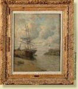 Le Chenal by Eugene Boudin