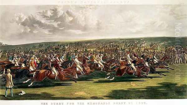 The Start of the Memorable Derby of 1844 - view 1