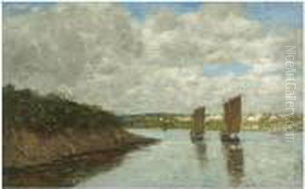 Bretagne, Voiliers Dans Une Baie - view 1