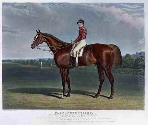 Plenipotentiary the Winner of the Derby Stakes at Epsom 1834 - view 1