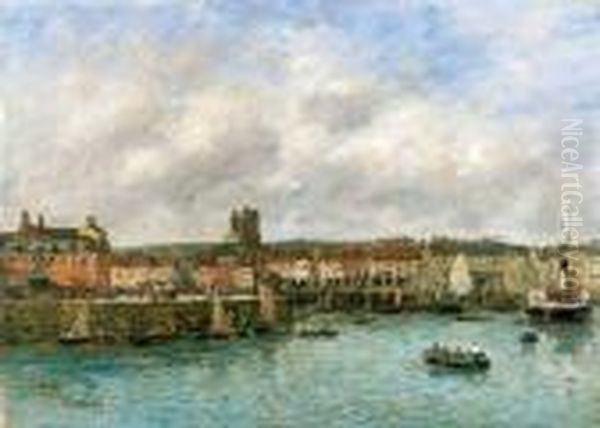 Le Port De Dieppe, Vue Prise Du Pollet, Vers 1892-1896 - view 1