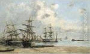 Portrieux, Bateaux Dans Le Port