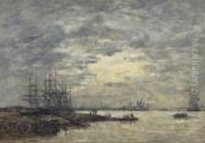Bordeaux, Bateaux Sur La Garonne