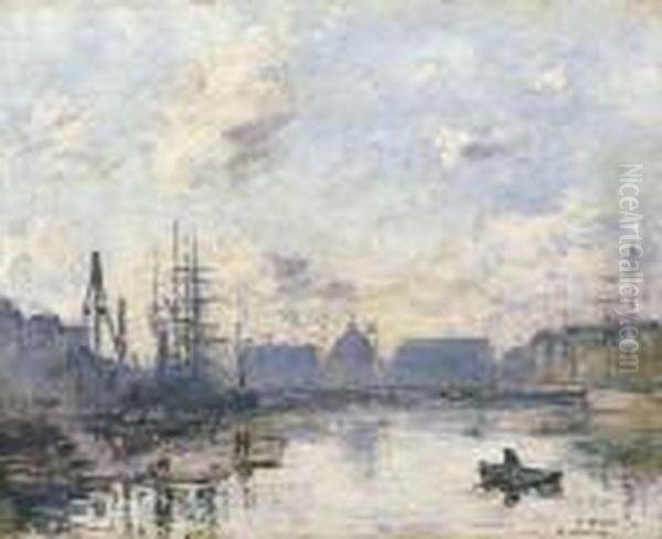 Le Havre, Le Bassin Du Commerce - view 1