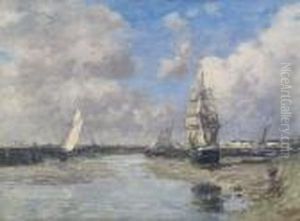 Trouville, Les Jetees, Maree Basse