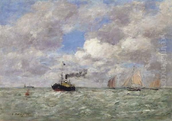 Le Charbonnier Anglais En Vue De Trouville - view 1