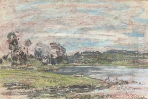 Paysage by Eugene Boudin
