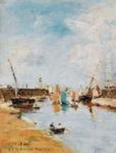 Trouville. Les Jetees A Maree Basse