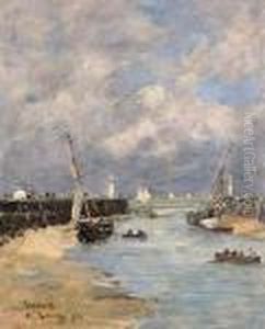 Trouville. Les Jetees. Maree Basse