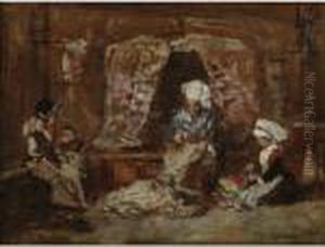 Les Coutieres De Plougastel by Eugene Boudin