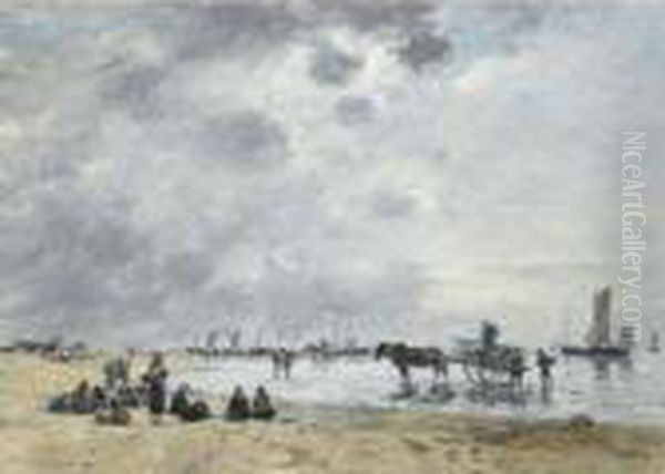 Berck, L'arrivee Des Barques De Peche - view 1