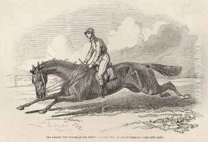 The Baron the winner of the Great St Leger from The Illustrated London News by John Frederick Herring Snr