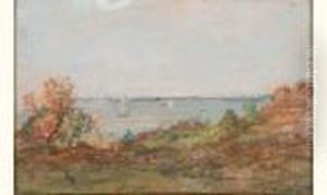 Environs De Honfleur by Eugene Boudin