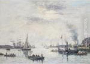 Le Havre. Vue Du Port by Eugene Boudin
