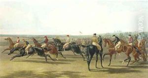 Fore's National Sports Racing, Saddling by John Frederick Herring Snr